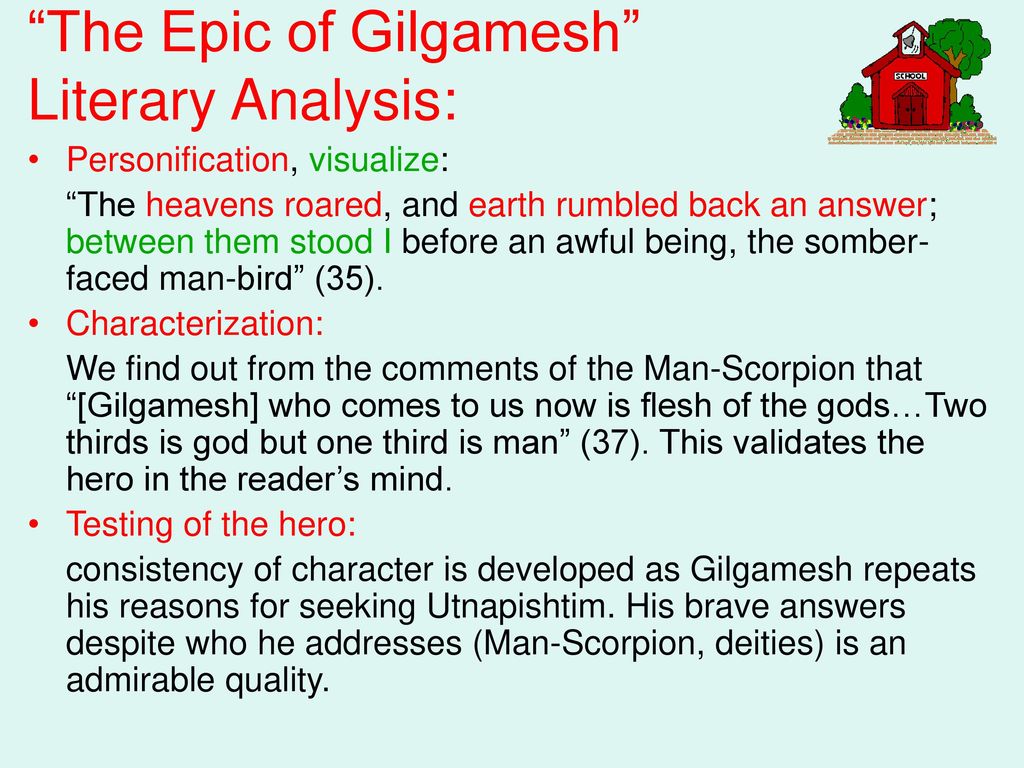 A character analysis of gilgamesh